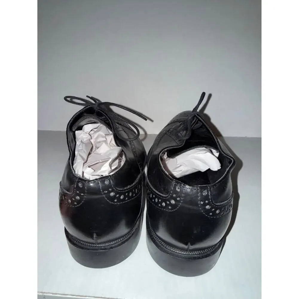 Reaction Kenneth Cole Men's Oxford Black Dress Shoes Size 9.5 No Box